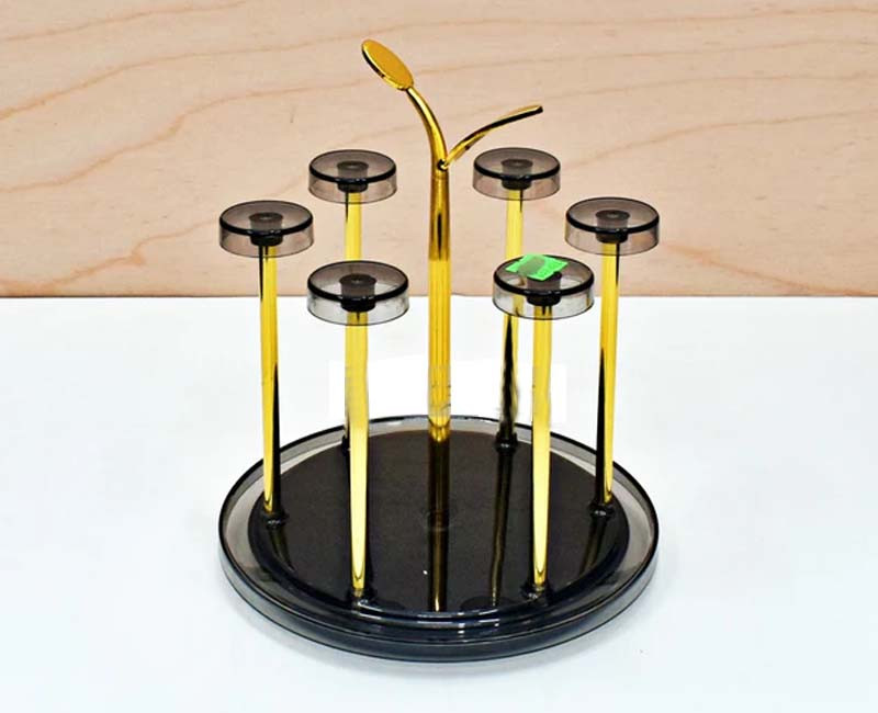 Rotatable Glass Holder Rack