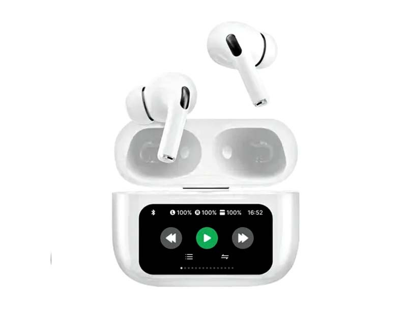 True Wireless Earbuds with LCD Touch Screen