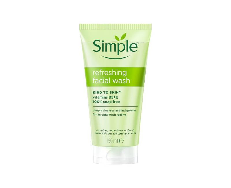 Simple Kind To Skin Refreshing Facial Wash Gel 150 ml