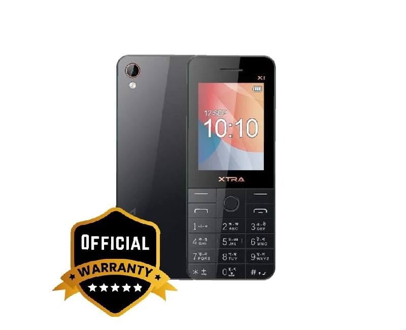 Xtra X1 Black Feature Phone (Dual Sim)